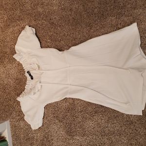 Womens Boohoo white romper size 2